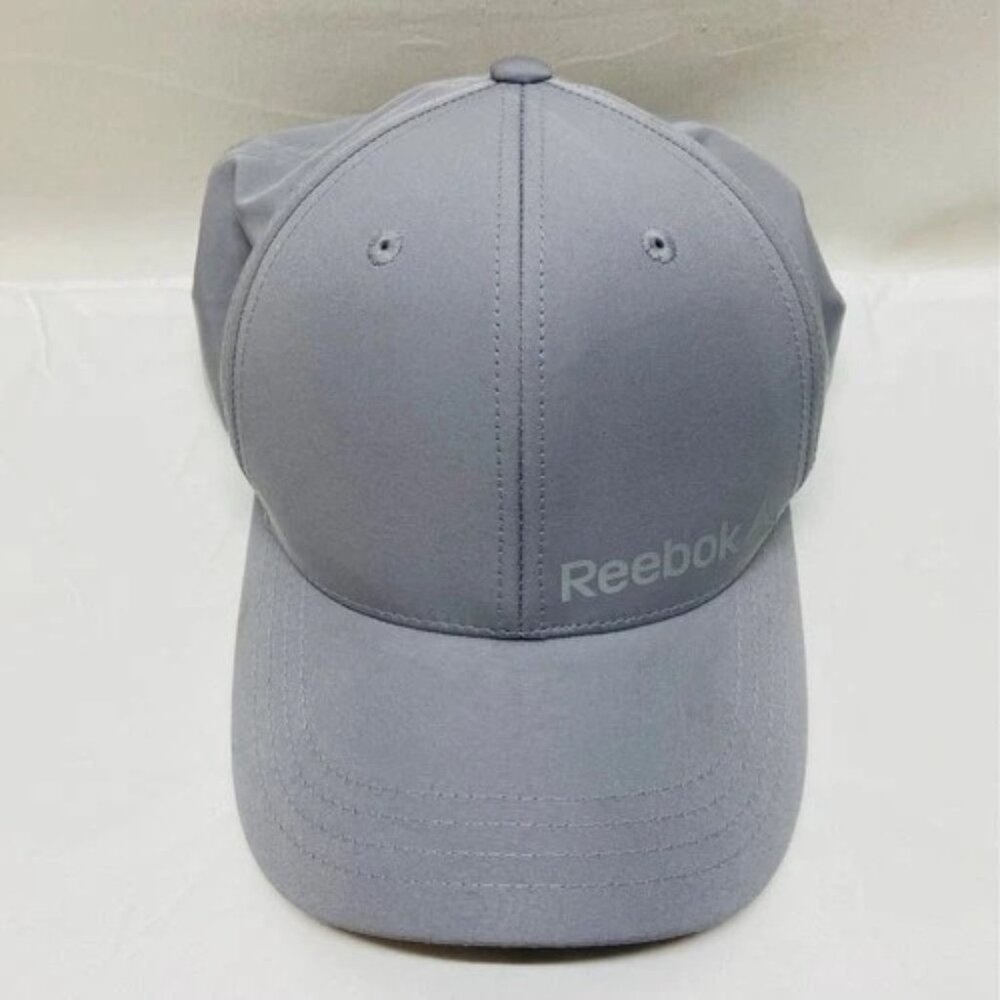 Reebok Sport Training Hat Men’s OSFA Grey Lightweight Structured Baseball Cap - Picture 7 of 11